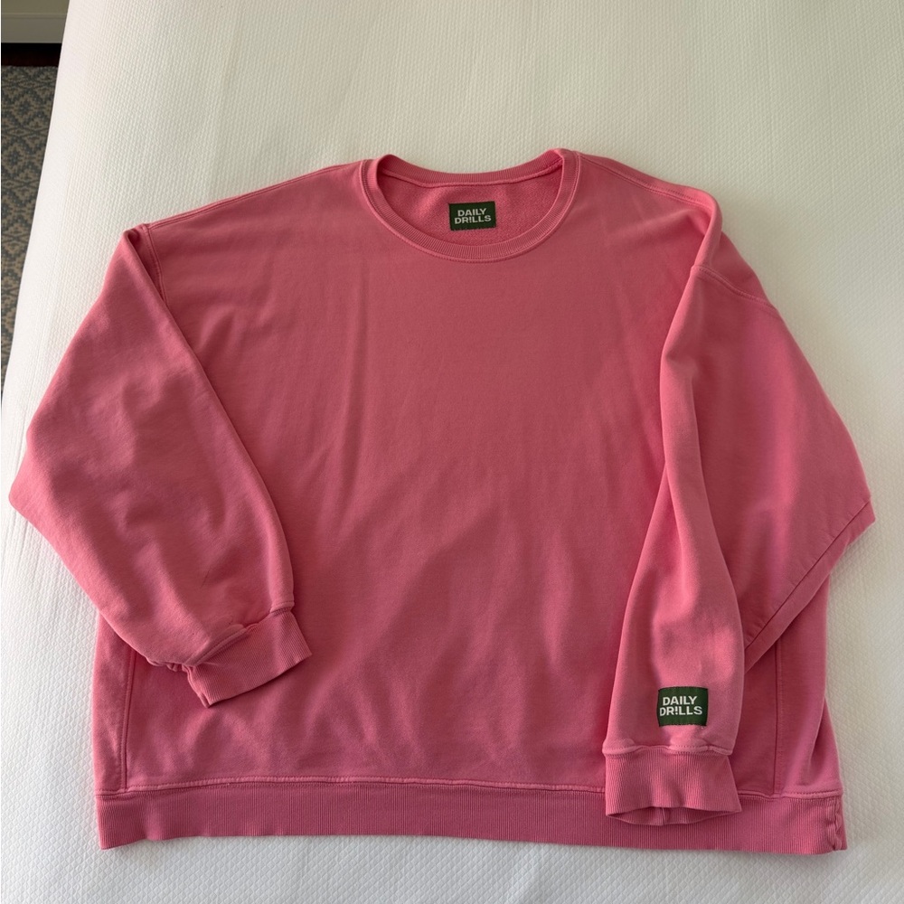 Daily Drills Pink Sweatshirt